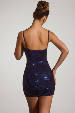 Ayleen Embellished Cut-Out Mini Dress in Navy | Oh Polly Ayleen Embellished Cut-Out Mini Dress in Navy | Oh Polly
