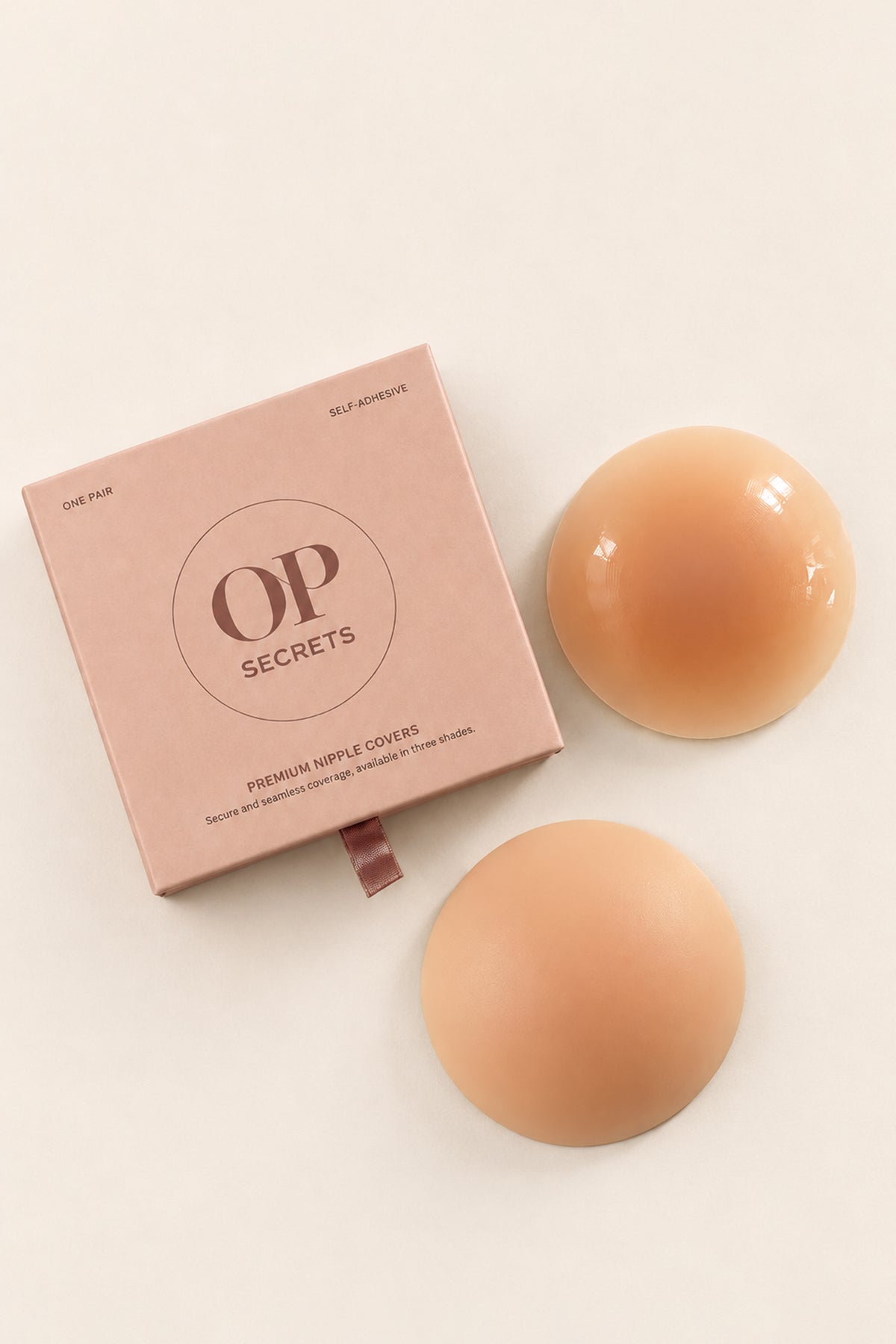 Nipple Covers in Almond - 1