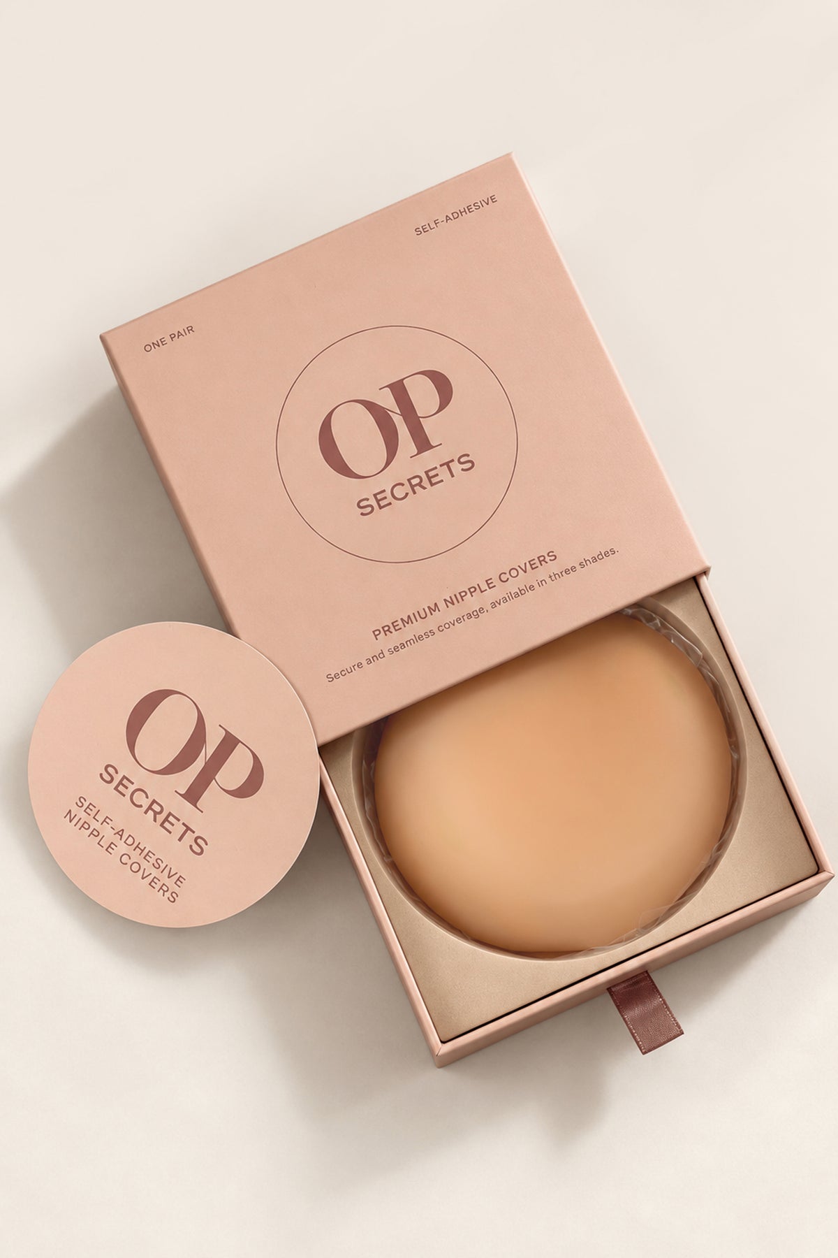 ⁣⁢Brustwarzenabdeckungen in Warm Peach⁤⁣