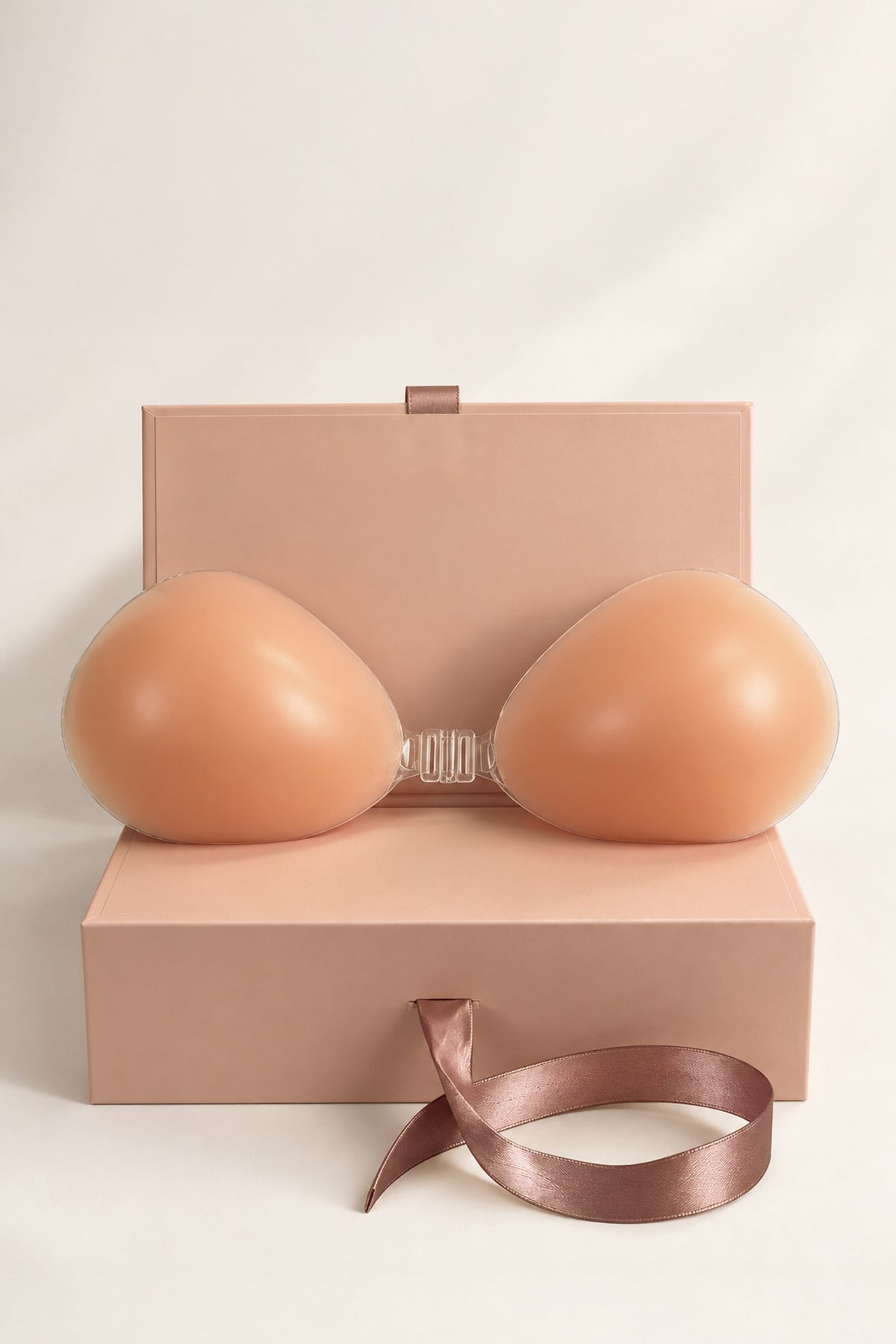 Stick On Backless Bra in Almond - 1