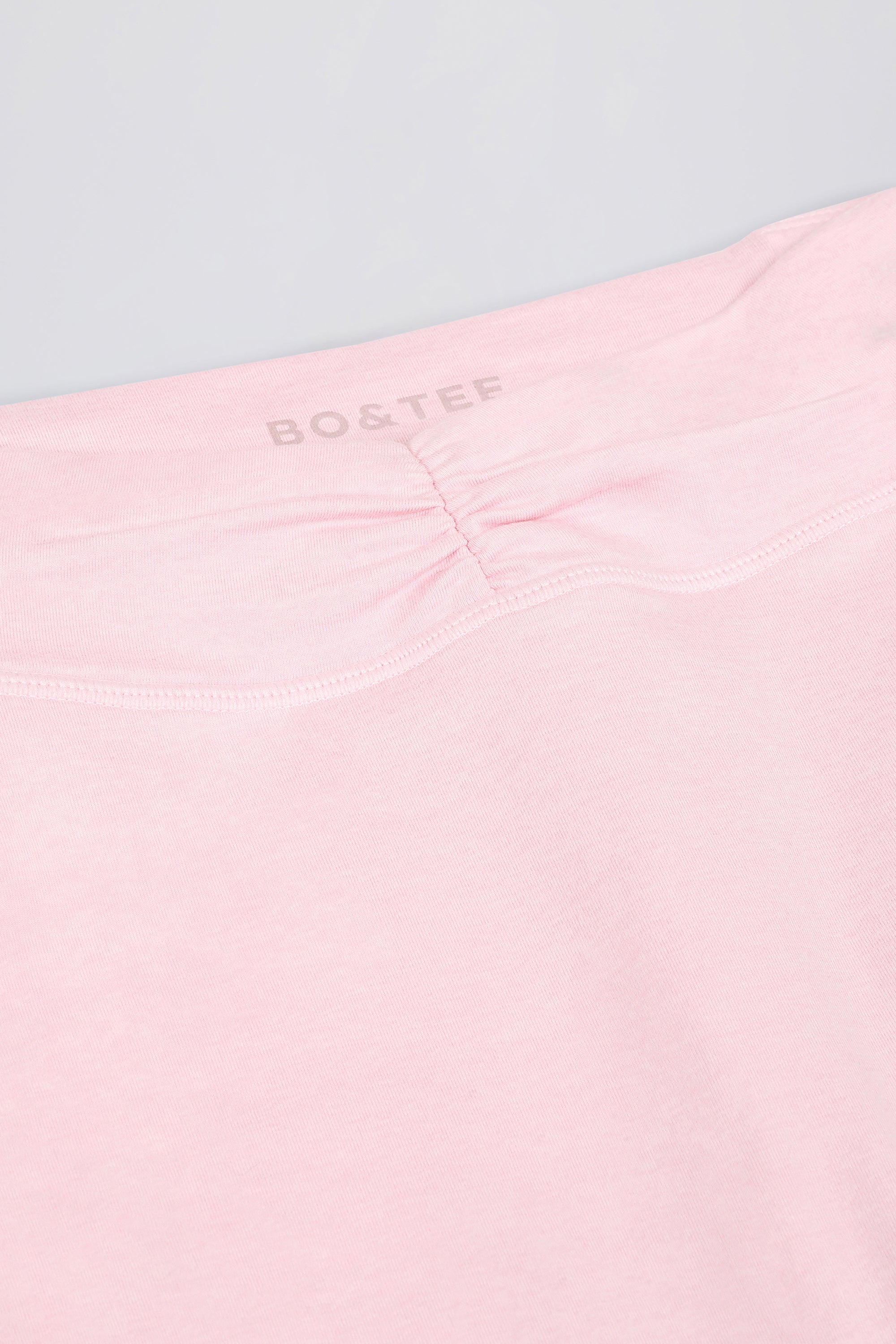Brushed Jersey Ruched Mid-Rise Leggings in Bloom