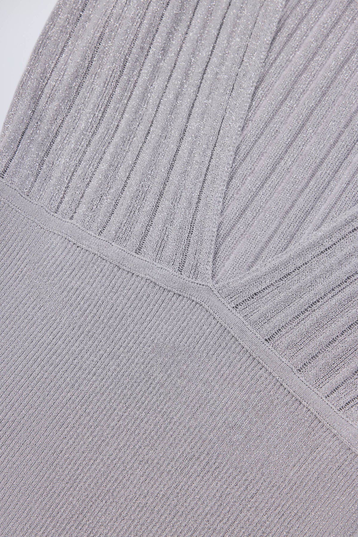 Backless Halterneck Maxi Dress in Silver
