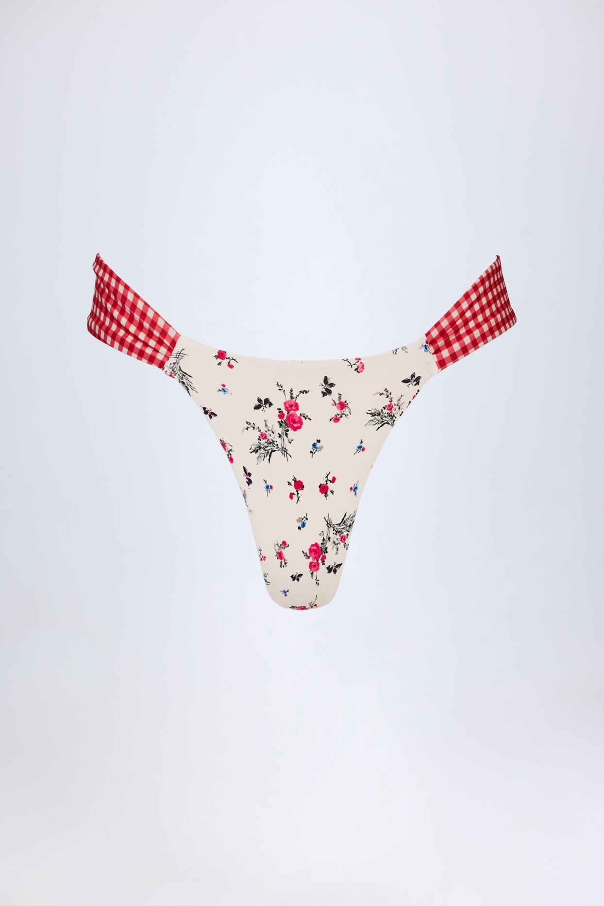 Cheeky Bikini Bottoms in Red Floral - 4
