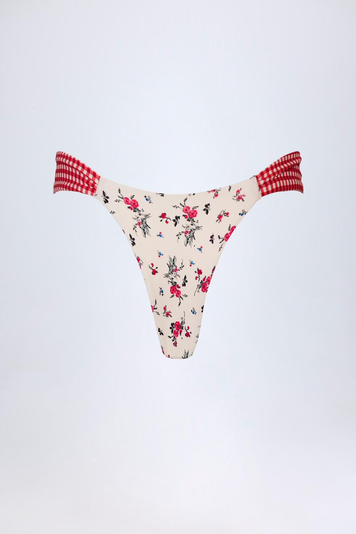 Cheeky Bikini Bottoms in Red Floral - 5