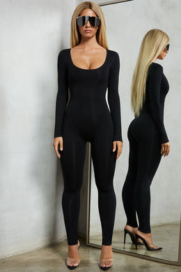 Suit Up Long Sleeve Unitard Jumpsuit – Oh Polly UK
