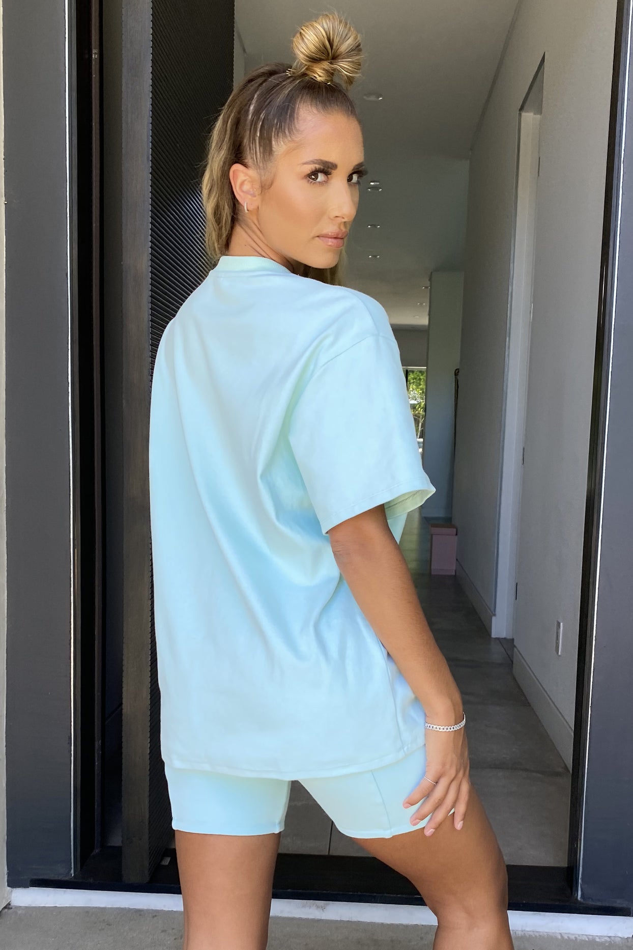 Here’s The Tee Oversized T-Shirt Dress in Mint