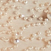 Asymetryczna marszczona mini spódniczka w kolorze piaskowym