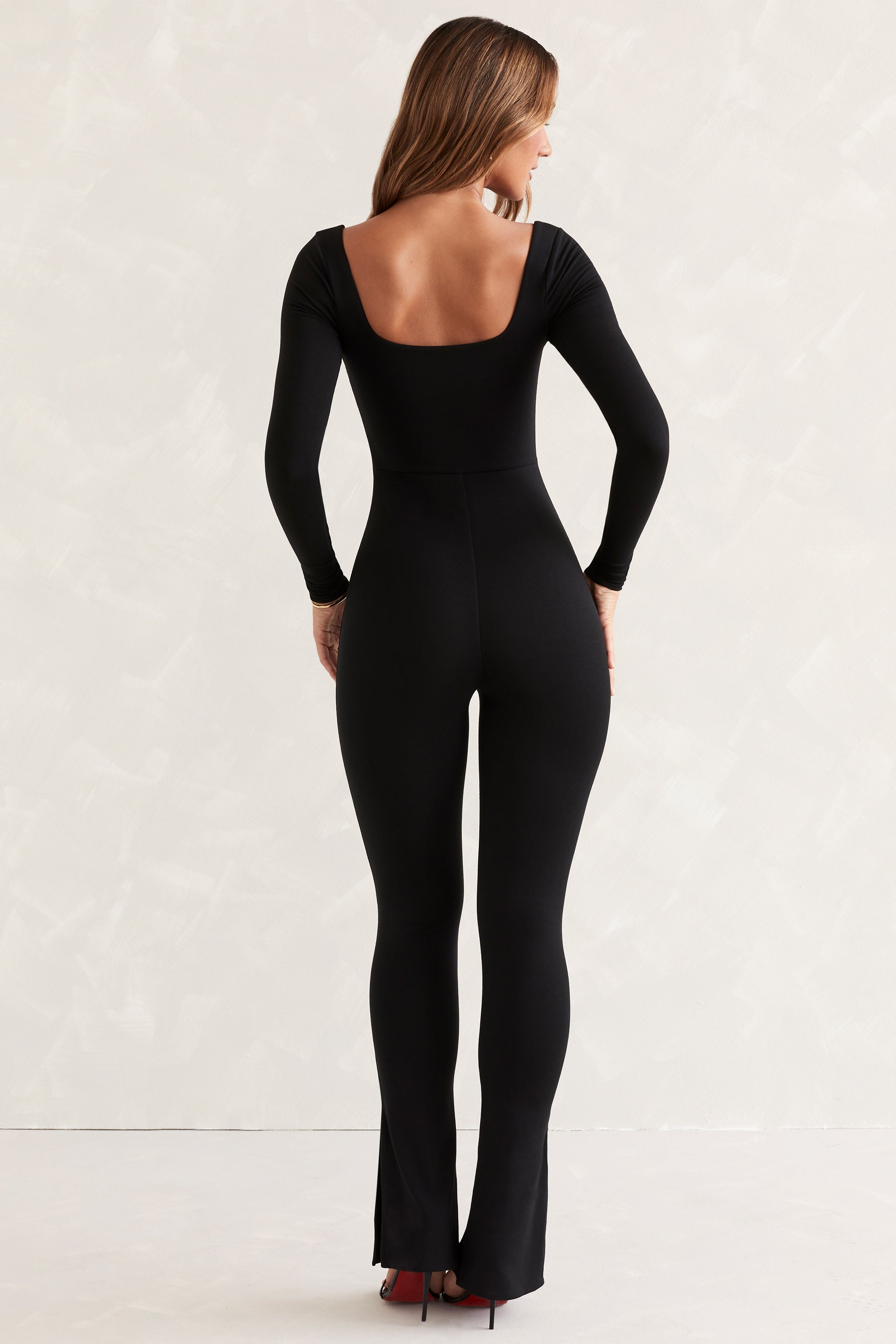 Double Take Square Neck Jumpsuit with Pockets