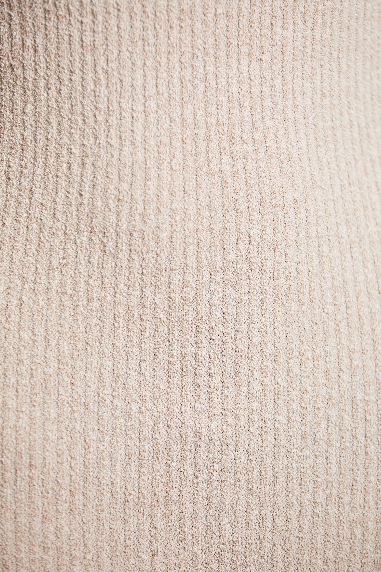 Overlap Bandeau Midi Dress in Praline