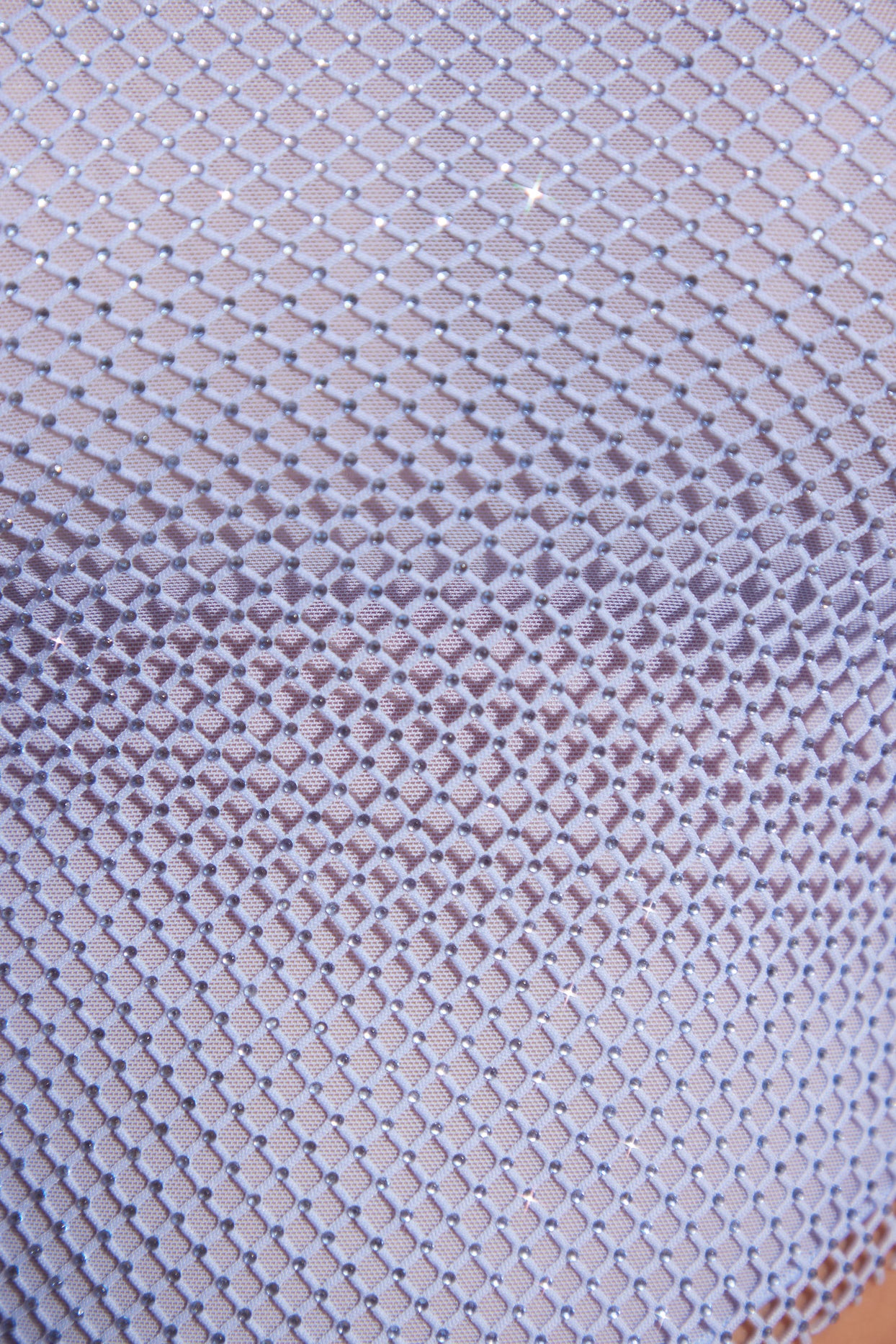 Ozdobiona chusteczką spódnica midaxi w kolorze niebieskim
