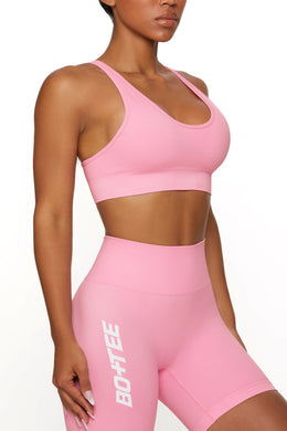 BOOMSHY Women's Lily Sports Bra Combo Pack of 3 ((28, Pista:Pink