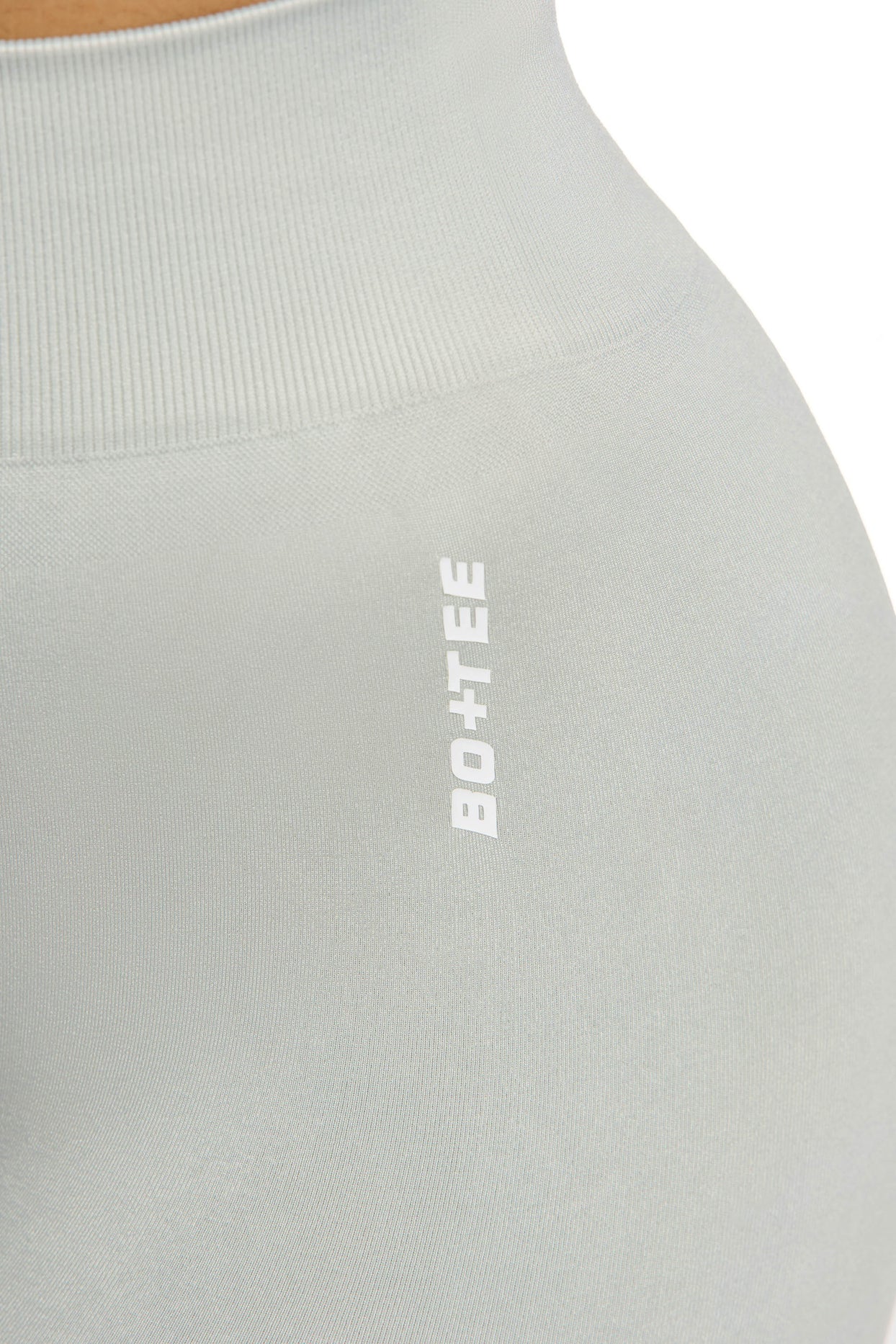 Seamless High Waist Mini Shorts in Grey - 6