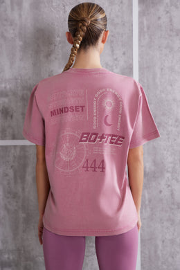 T-shirt oversize en rose