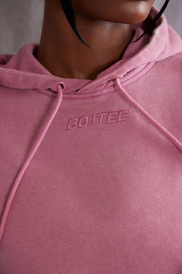 Bluza z kapturem w kolorze różowym