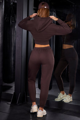 Pantalon de jogging coupe slim en marron