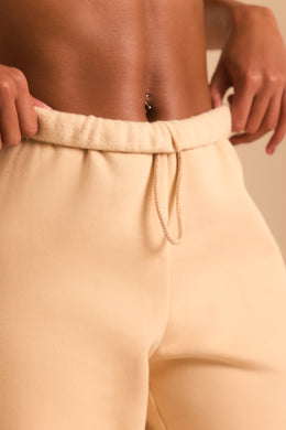 Petite Relaxed Fit Joggers in Sand